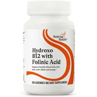 Hydroxo B12 With Folinic Acid 60 lozenges to support healthy homocysteine levels - Seeking Health®