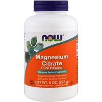 Magnesium Citrate 227g powder to support bone and nervous system - now®