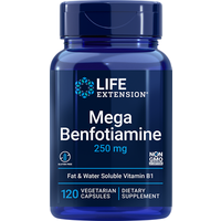 Mega Benfotiamine 120 capsules - LIFE EXTENTION®