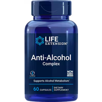 Anti-Alcohol Complex 60 capsules with hepatoprotection complex - LIFE EXTENSION®