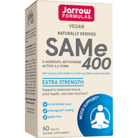 SAM-e (S-Adenosyl-L-Methionine) 400mg, 60 Enteric-Coated Tablets - Jarrow Formulas