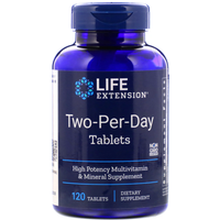 Two-Per-Day 120 tablets with Multivitamin - LIFE EXTENSION®