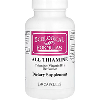 ALL THIAMINE (Vitamin B1) 50 mg 250 caps - Ecological Formulas