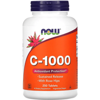 C-1000 250 tablets to support normal function of skin and bones - now®