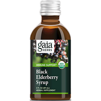 Black Elderberry Syrup, 3 oz - Gaia Herbs
