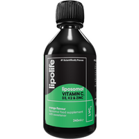 LVC3 Liposomal Vitamin C, D3, K2 + Zinc (240ml) – lipolife