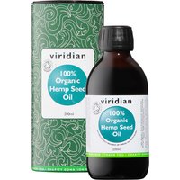 100% Organic Hemp Seed Oil 200ml liquid with essential fatty acids - VIRIDIAN