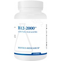 B12-2000, 60 Lozenges - Biotics Research