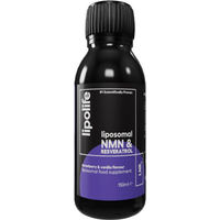 LNR1 Liposomal NMN & Resveratrol 150ml (Strawberry and Vanilla Flavour) - lipolife
