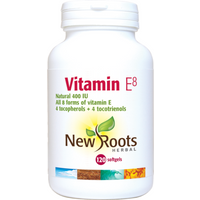 Vitamin E8 - 400 IE -120 softgels - New Roots Herbal