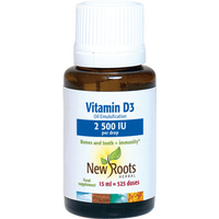Vitamin D3 2500iu Liquid (15ml) - New Roots Herbal