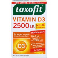 Apohealth 17% Rabatt auf Taxofit Vitamin D3 2500 IE MiniTabletten 50 Stück