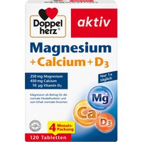 Apohealth Aktion 12% Rabatt auf Doppelherz Magnesium Calcium D3 120 Tabletten