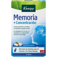 Kneipp Memoria + Concentración 30 Cápsulas