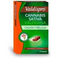 Valdispro Cannabis Sativa Valeriana 24 Cápsulas