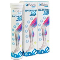 Duplo Farline Magnesio 400 Mg Calcio 2x20 Comprimidos Efervescentes