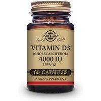 Solgar Vitamina D3 4000ui 60 Cápsulas