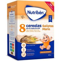 Nutriben 8 Cereales Y Miel Galletas Maria 600 Gr