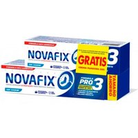 Novafix Crema Adhesiva Prótesis Dentales Fórmula Pro 3 Sin Sabor 70 G + 1 Tubo 50 G