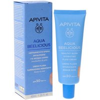 Apivita Aqua Beelicious Crema Fluida Iluminadora Color Spf30, 40 Ml