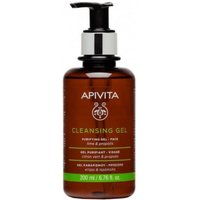 Apivita Gel Limpiador Rostro Con Propoleo Y Lima 200 Ml