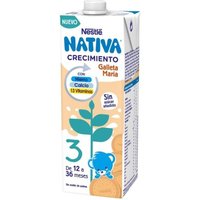 Nestle Nativa Crecimiento 3 Galleta 1 Año 1000 Ml