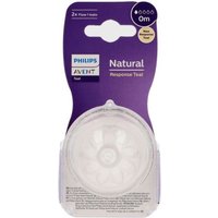 Philips Avent Natural Response Tetina Natural Flujo Recién Nacido 2 Ud