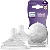 Philips Avent Natural Response Tetina Natural Liquidos Espesos + 6 Meses 2 Ud