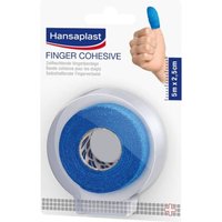 Hansaplast Venda Cohesiva Para Dedos 5m X 2,5 Cm Color Azul 1 Ud