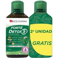 Duplo Forté Pharma Detox 5 Órganos Acción Global 2x500 Ml