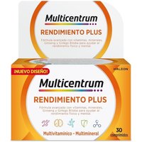 Multicentrum Plus Ginseng Y Ginkgo 30 Comprimidos