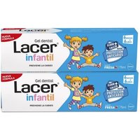 Duplo Lacer Infantil Gel Dental 2x75 Ml
