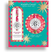 Cofre Roger & Gallet Gingembre Rouge Agua Perfumada Bienestar 30 Ml + Jabón Perfumado Bienestar 100 G