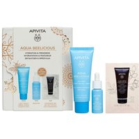Pack Apivita Crema Gel Hidratante Flores & Miel 40 Ml + Booster Hidratante Y Refrescante 10 Ml + Gel Limpiador Negro 5 Ml