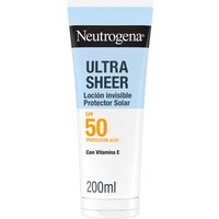 Neutrogena Ultra Sheer Loción Corporal Spf50 200 Ml