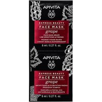 Duplo Apivita Express Beauty Mascarilla Facial Reafirmante Con Uva 2x8 Ml