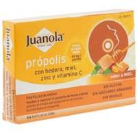 Juanola Própolis Con Hedera, Miel, Zinc Y Vitamina C Sabor Miel 24 Pastillas