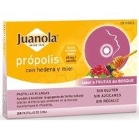 Juanola Própolis Con Hedera Y Miel Sabor Frutas Del Bosque 24 Pastillas