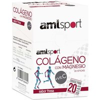 Aml Sport Colágeno Con Magnesio+vitc 20 Sticks Fresa