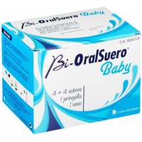 Bioral Oral Suero Baby 4+4 Sobres + 1 Jeringa + 1 Vaso