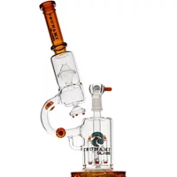 14" Tsunami Microscope Quad Rocket Domed Perc Water Pipe
