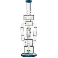21" Tsunami Electric Showerhead Triple Honeycomb Water Pipe