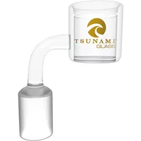 Tsunami Clear Thermal Quartz Banger with Carb Cap 14MM Female