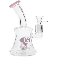 7" Hammer Perc Dab Rig by Diamond Glass