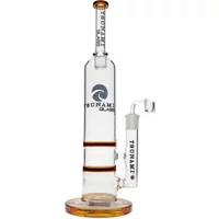 15" Tsunami Concentrate Rig Double Honeycomb Water Pipe