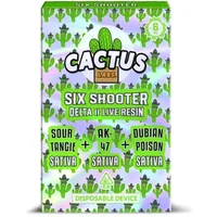 Sour Tangie | AK-47 | Dubian Poison Cactus Labs Six Shooter D11 Live Resin Disposable
