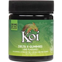 Lime Koi Delta 9 THC Gummies 200mg