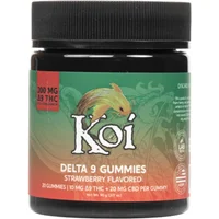 Strawberry Koi Delta 9 THC Gummies 200mg