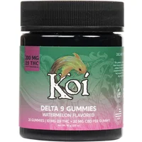 Watermelon Koi Delta 9 THC Gummies 200mg