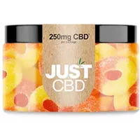 Just CBD Peach Rings Gummies 250mg